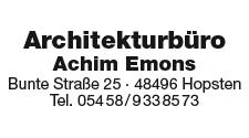 Architekturbüro Achim Emons